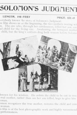 The Judgment Of Solomon (1904)