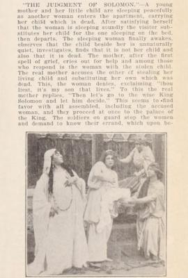 The Judgment Of Solomon (1909)